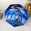 Personalized Name Haaland Print Umbrella, UV Shielding. It Has Eight Sturdy Ribs for Outdoor Use And Perfect As a Holiday Gift