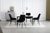 BERA chair - black velvet / black legs x 2