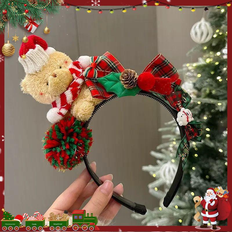 Mori Style Reindeer Antler Headband - Cute Christmas Hair Accessory for Women & Kids