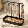 Jewelry Stand Organizer with Tary, Jewelry Holder Display for Women, Jewlery Holder for Necklace, Earring, Bracelet, Rings