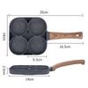 Egg Frying Pan Nonstick Pancake Pans 4-Cups Cookware Pancake Pan Egg Pan Suitable for Gas Stove Induction Cooker