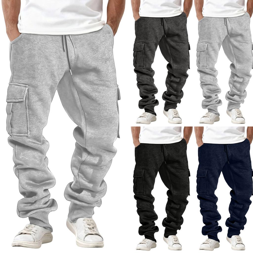 Men's Sports Leisure Versatile Multiple Pockets Workwear Trousers