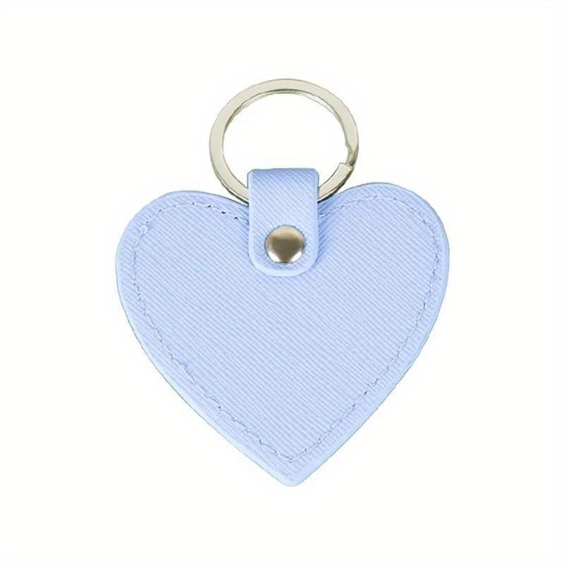 Creative Love Leather Car Keychain Cute Heart Shaped Bag Pendant Accessories Key Chains for Women Friendly Friendship Small Gift