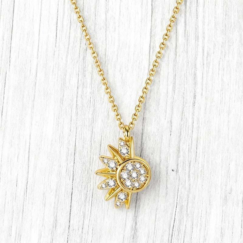 Парные necklace, bracelet, ring "Солнце и Луна" Модная цепочка для мужчин и женщин Хороший друг Парные подарки Трендовые украшения