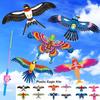 Cartoon Plastic Eagle Kite DIY Toy Flying Bird Kites Large Eagle Kites Garden Outdoor Sports