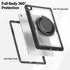 Чехол из ТПУ для Tab A9 Plus 11 дюймов 2023 года с вращающейся на 360 градусов подставкой, многоугловой, мягкий, легкий, защитный
