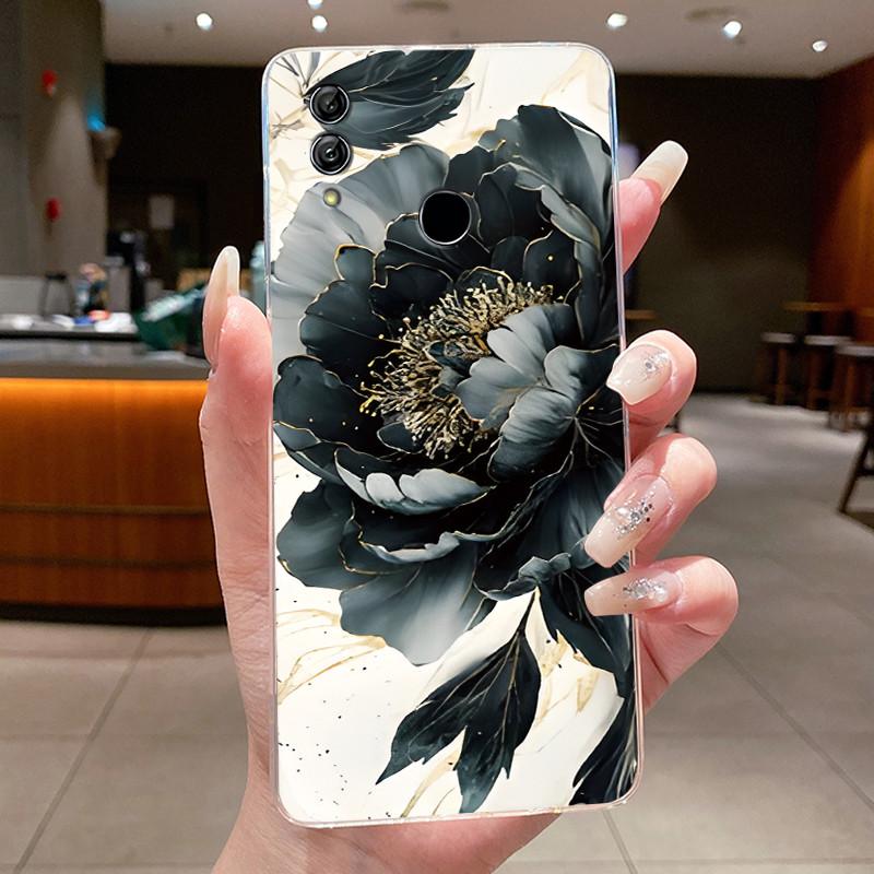 Phone Case For Honor 10 Lite/Huawei P Smart 2019 Coque Butterfly Bow Protective Casing Transparent Soft Silicone TPU Cover Funda