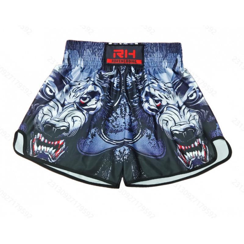 MMA Boxing Muay Thai Training Shorts Kids Adults Lightweight Quick-Dry Combat Sport Pants