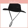 Солнцезащитная летняя дышащая шляпа однотонного цвета с дизайном на шнурке для повседневной носки