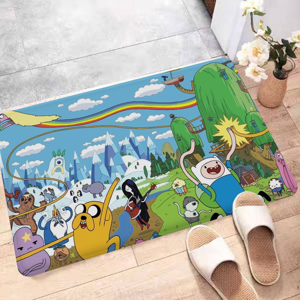 A-Adventure Мультяшный Коврик для Ванной Комнаты T-Time Комната Ребенка Спальня Декорация Балкон Противоскользящий Придверный Коврик Гостиная Приветственный Коврик