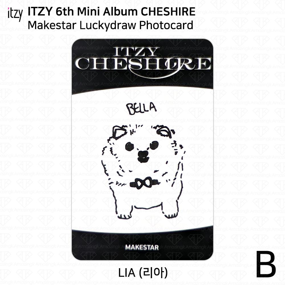 ITZY 6th Mini Album Cheshire Makestar Lucky Draw Photocard 2 Versions KPOP K-POP