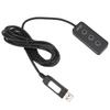 3-кнопочная USB-клавиатура Дизайн Брайля Пользовательская клавиатура Мышь Мультимедийная функция USB На Макро-программирование Клавиша для работы Игр