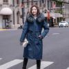 Women Winter Casual Jacket Coat Parker Warm Cotton Liner Long Hooded Fur Collar Adjustable Waist Solid Beige Black Blue Navy Khaki Green M-XXXL