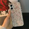 Корейский чехол Hyunya с цветочным принтом, подходящий для мобильного телефона Apple 16/17 Promax, IP15pro, с эпоксидным покрытием, защита от конденсата, набор 14plus