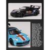 1/32 Porsche 911 Targa 4S Martini Racing Edition Спортивный автомобиль Сплав Литой Модель автомобиля Высокая симуляция Украшения Орнамент Подарок