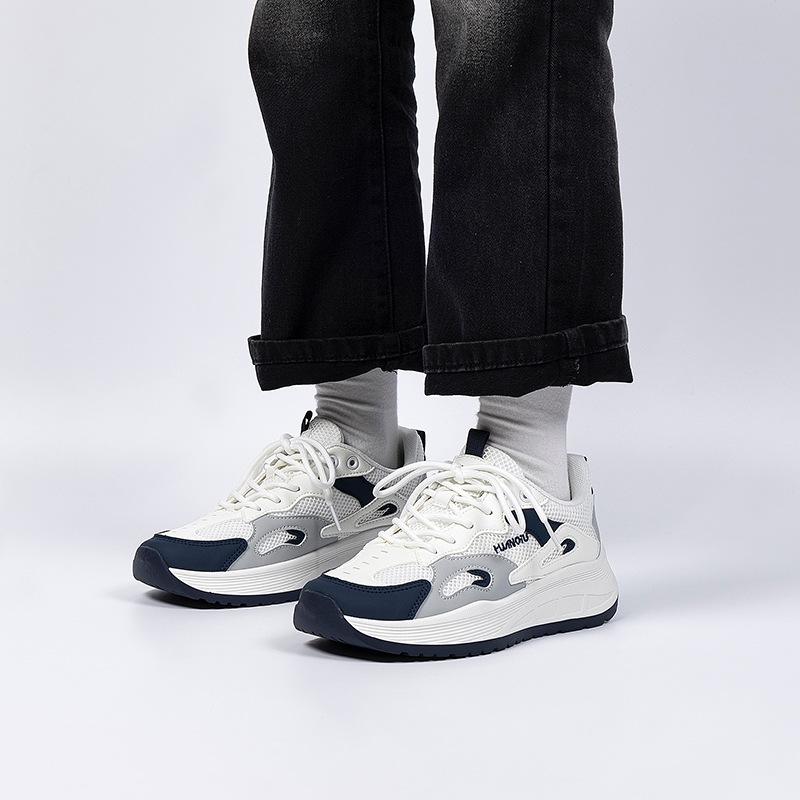 Global sports shoes mesh breathable ZHQ-XA515 summer popular versatile casual shoes thick sole heightening dad shoes