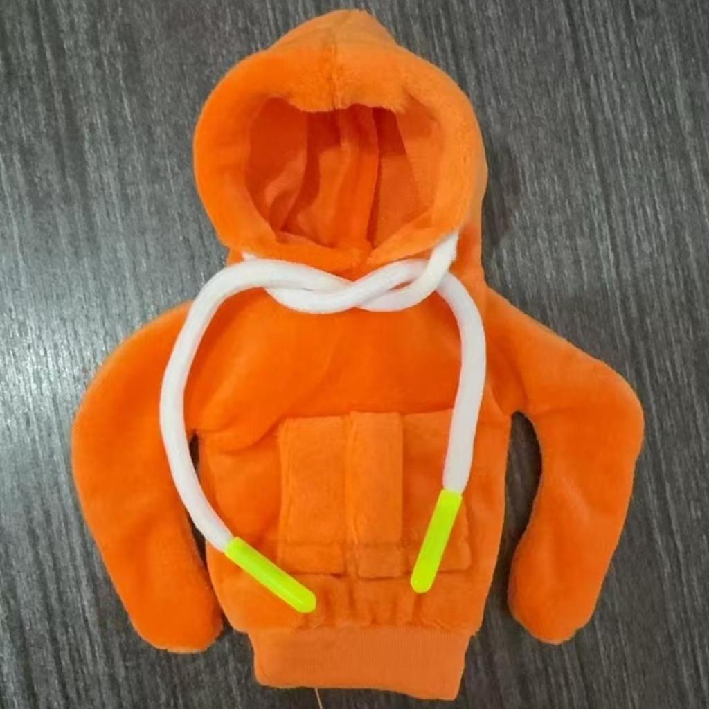 Модная толстовка с капюшоном для автомобиля, симпатичная мультяшная ручка переключения передач, чехол для рычага переключения передач, декоративная толстовка с капюшоном, аксессуар для салона автомобиля