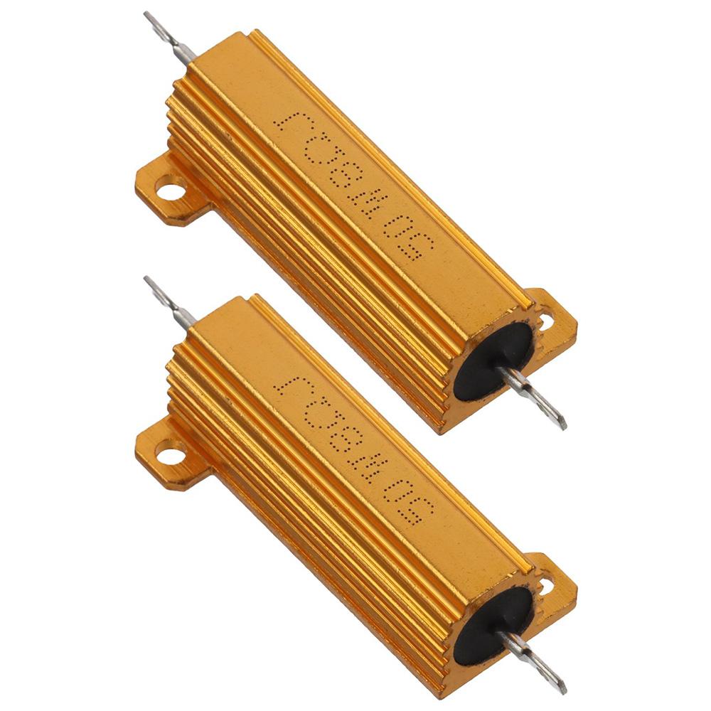 Резистор в алюминиевом корпусе 50 Вт с допуском 5%, прочный