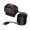 Кабель питания OBD для круглосуточного наблюдения с USB-портом, мини-аксессуар, обнаружение напряжения