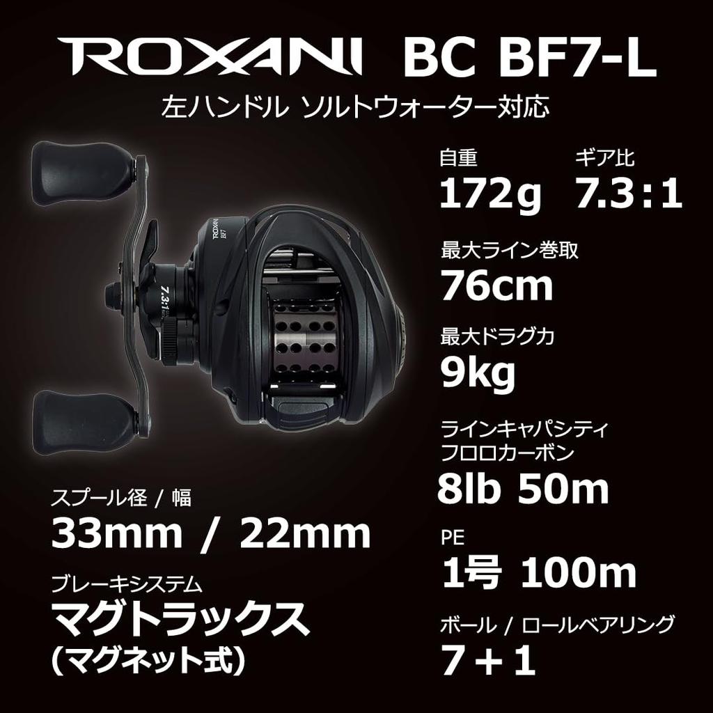 AbuGarcia Roxani BC Roxani 24 Модель Катушка BF7-L Леворучная