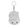 Dog Hair Collector Charm Keychain Transparent Pet Fur Keepsake Capsule Rabbit Memorial Pet Hair Collection Bottle Charm with Keyring Gift for