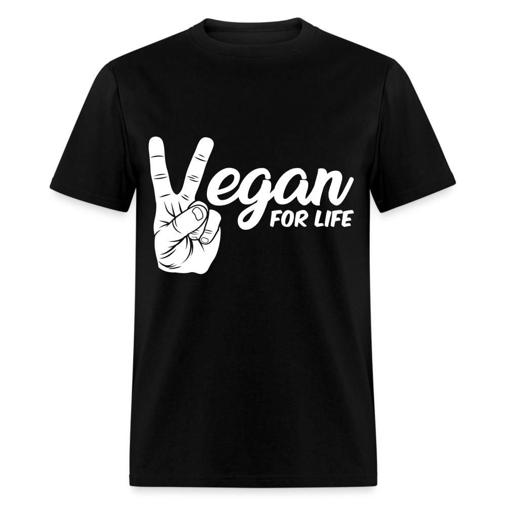 Vegan for Life Shirt Vegetarian T-Shirt Healthy Food Size S-6XL