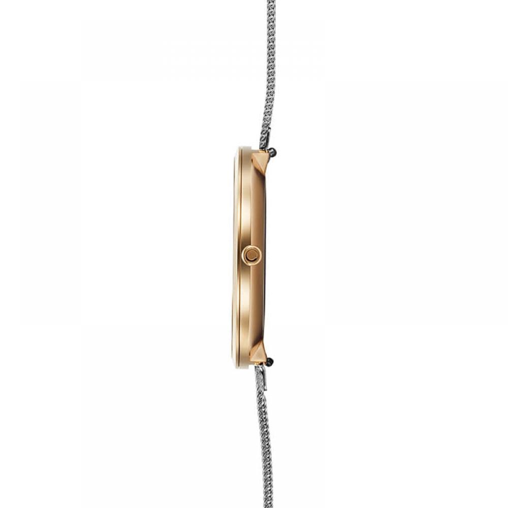  Официально импортированные оригинальные женские металлические часы Obaku V227lxgimc Dock BruShed Steel