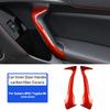Настоящий жесткий углепластик для Subaru BRZ Toyota 86 Scion FR-S 2013-2016 2017 2018 2019 2020 Накладка на панель ручки двери салона Стикер