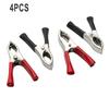 75MM Test Leads (4 Pack) with Crocodile Clips for Electrical Projects