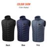 Unisex USB-Controlled Carbon Fiber Heated Vest with Four Switches