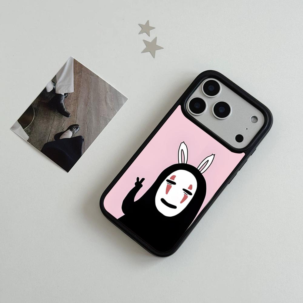Мультяшный H-Хаяо М-Миядзаки Чехол для телефона Для IPhone 17 Air 16 15 14 Plus 13 12 11 Pro Max Двухцветный Жесткий ПК Модный Защитный Чехол