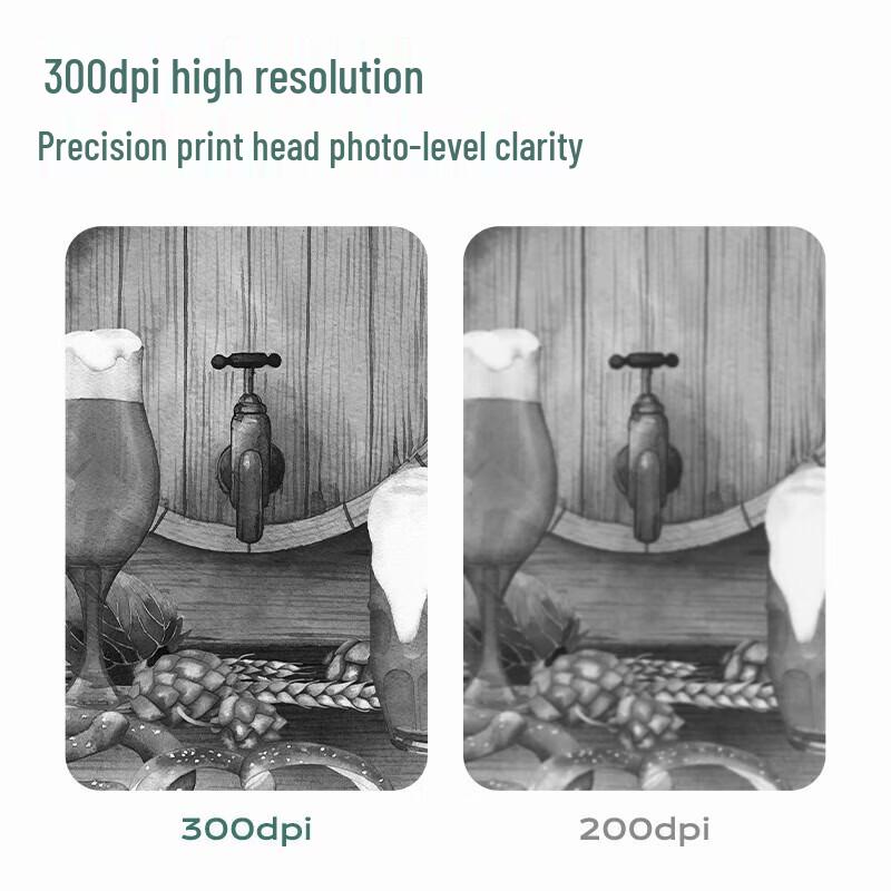 Deli GE221 Portable Thermal Printer for Study Notes