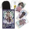 Kancharo 80-Card Tarot Set [Ethereal Visions Tarot: Luna Edition] Includes Japanese Tarot Card Instructions & Pouch (Authentic)