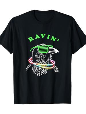 Солнцезащитные очки-ожерелье Ravin' Crow Rave Party Футболка