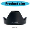 Protective Lens Hood for XF 18-55mm f2.8/4 R OIS & XF 14mm f2.8 R Camera Lens Shock Resistant Lens Guard