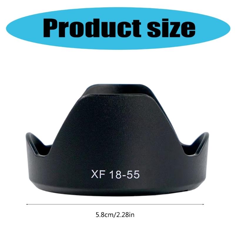 Protective Lens Hood for XF 18-55mm f2.8/4 R OIS & XF 14mm f2.8 R Camera Lens Shock Resistant Lens Guard