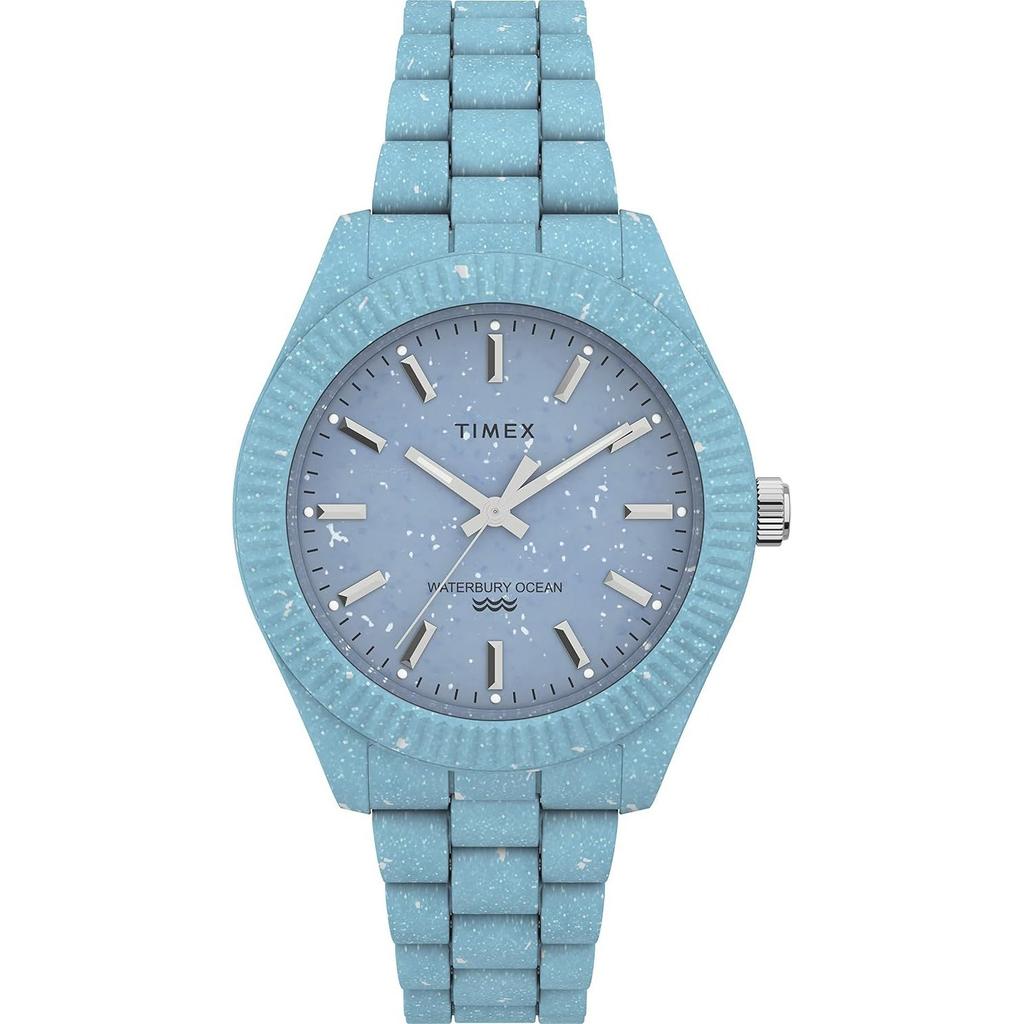 TIMEX Waterbury Ocean 37MM TW2V33200 Унисекс Кварцевые Синие Экологичные Часы