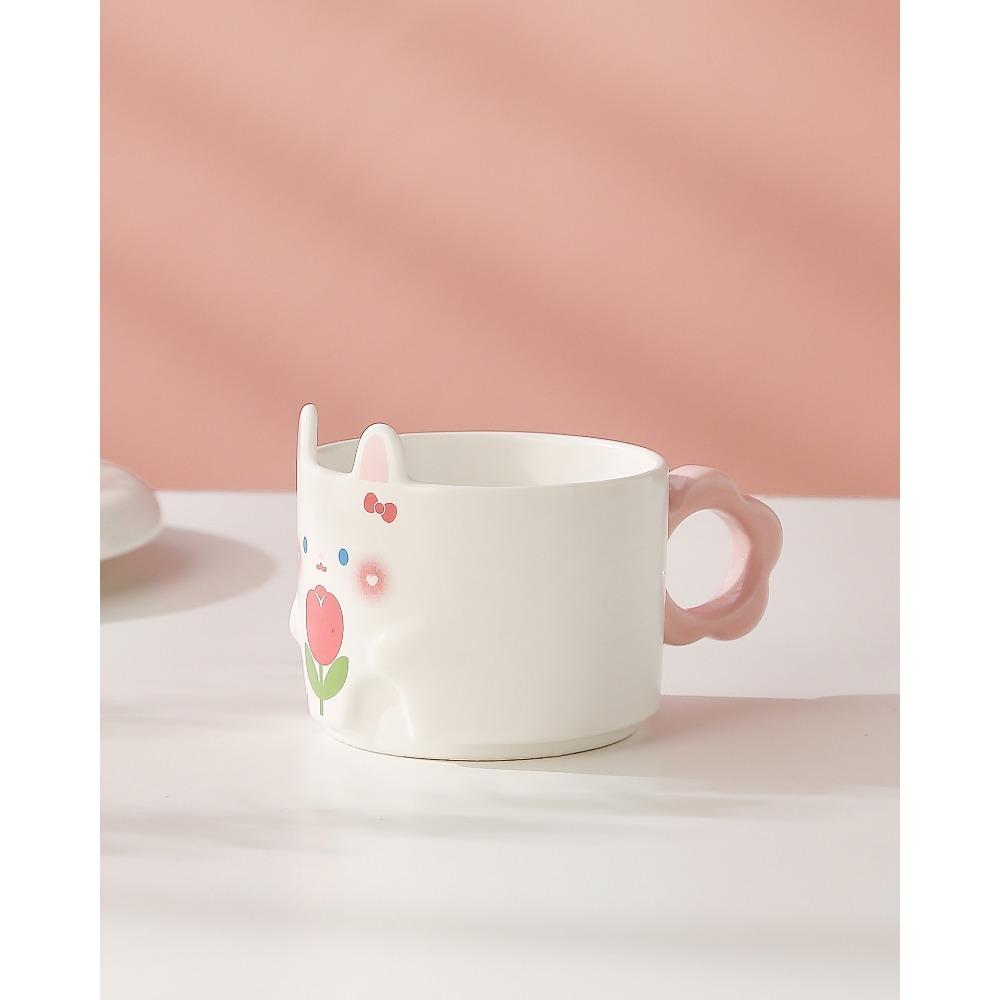 Милый кролик керамическая чашка креативная штабелируемая чашка бытовая кружка офисная кружка дорогостоящая чашка для воды сувенир подарок