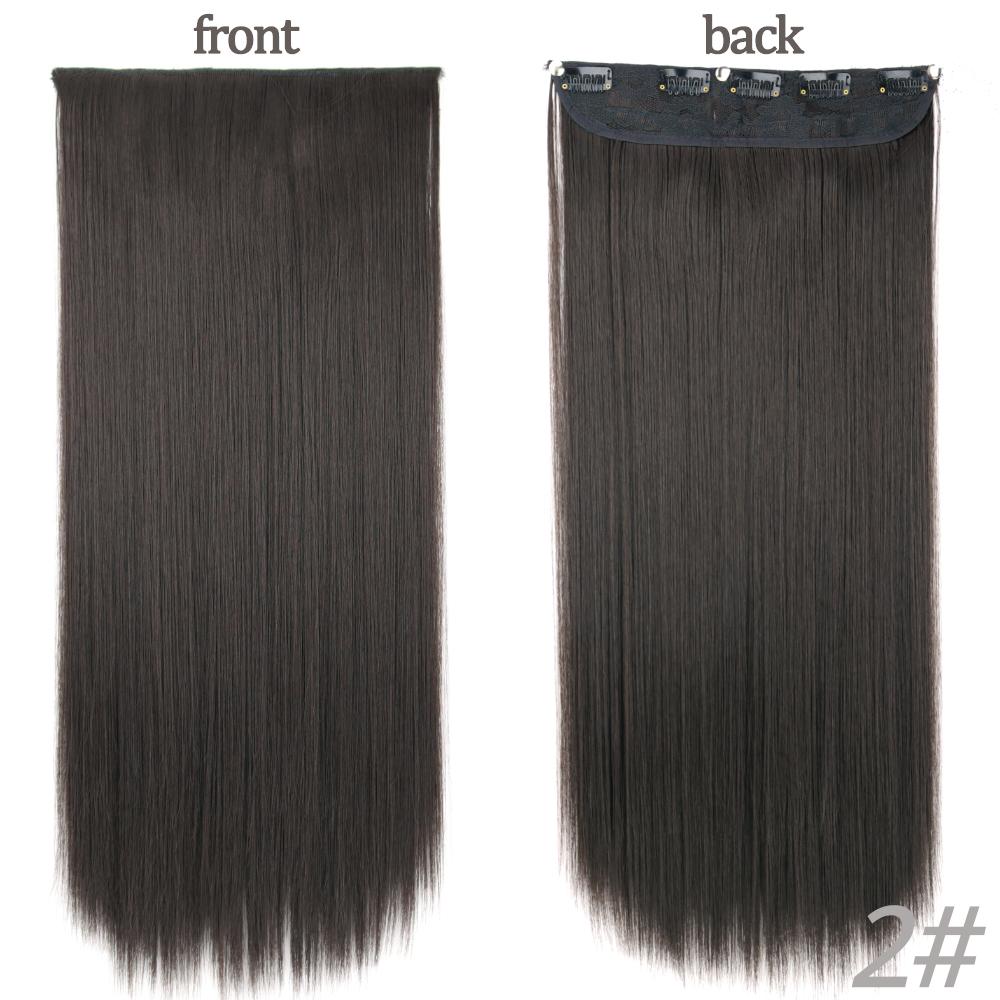 MERISIHAIR Длинные волнистые синтетические волокна 22 дюйма 5 зажимов для наращивания волос Волнистые прямые волосы Черный Коричневый Блондинка Повседневная одежда