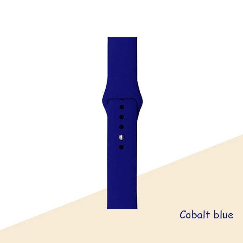 Силиконовый ремешок для браслета Apple Watch 44 мм 40 мм 38 мм 42 мм ремешок для часов Apple Watch Band Correa для Iwatch Series7 6 Se 5 4 3