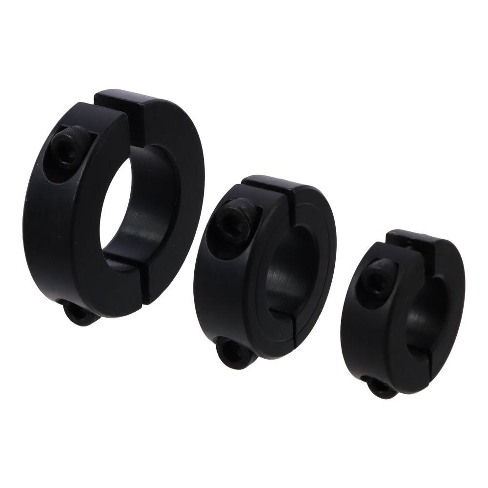 Черные хомуты вала Углеродистая сталь Кольцевой хомут с разделенным отверстием Удерживающий зажим Промышленная автоматизация