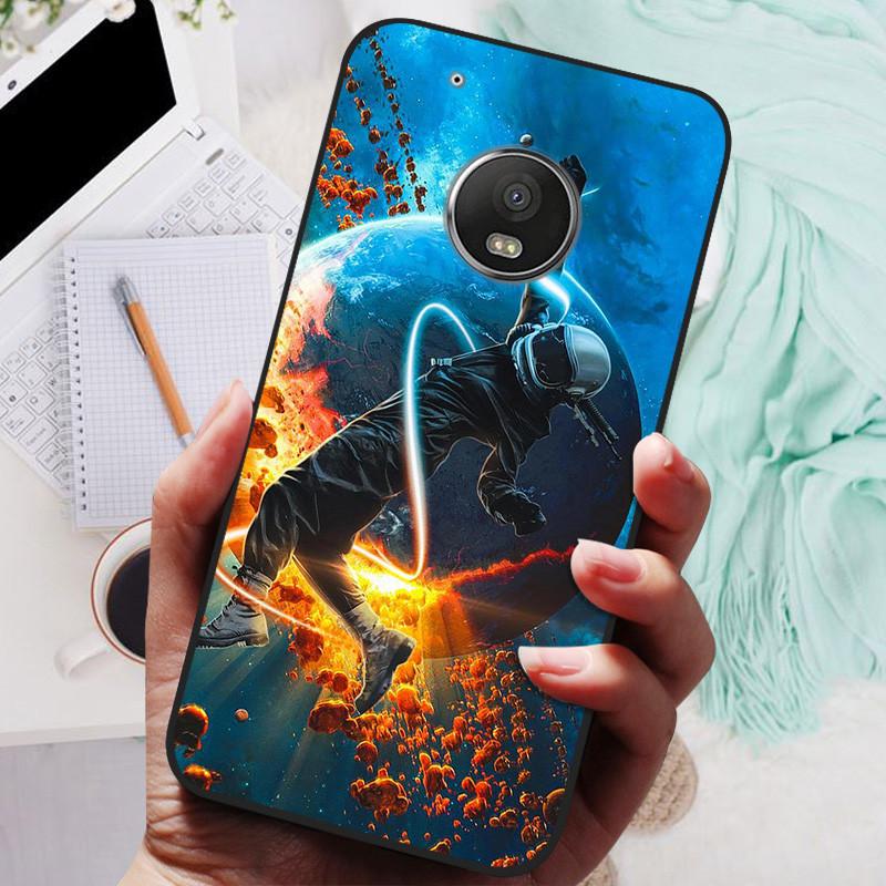 Чехол для Motorola Moto G5 Plus Черный Чехол Лев Волк Силиконовый Мягкий Задний Чехол Для Moto G5 Plus Чехол для Телефона G5+ Защитный Корпус