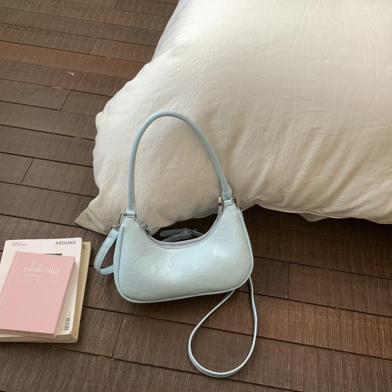 IELGY Retro Crescent Bag Spring Summer Dumpling Bag Commuter Shoulder Crossbody