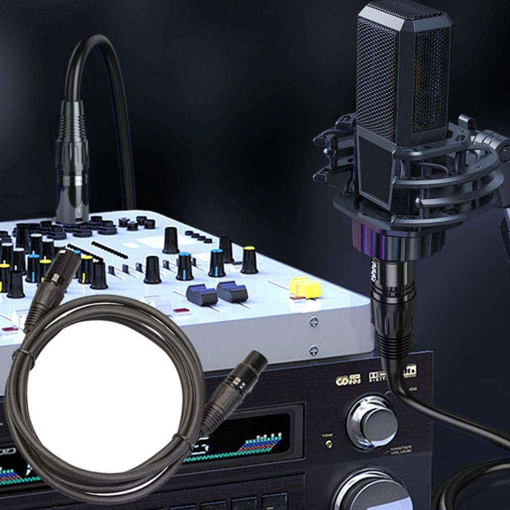 Кабель сигнала 3-контактный папа-мама Адаптер XLR папа-мама Балансная линия Микрофонные принадлежности