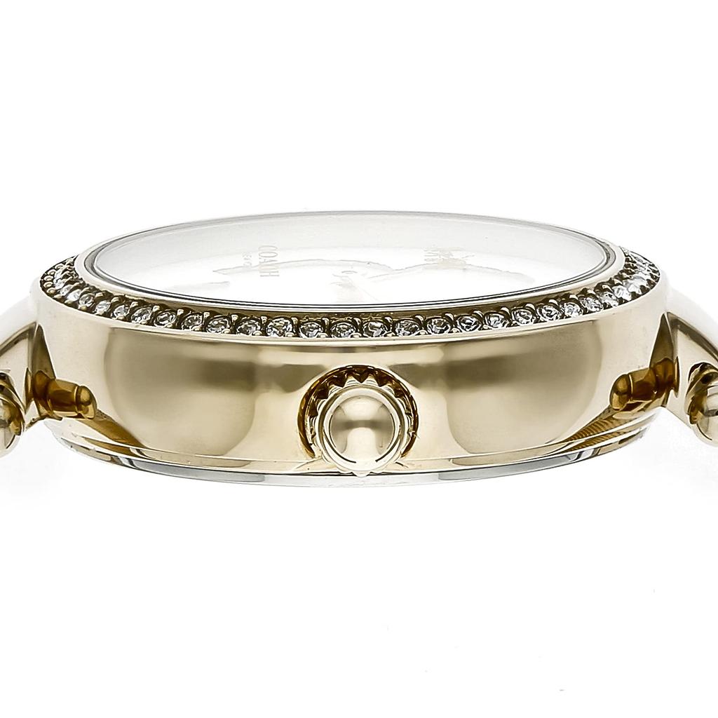 Watch PARK White Pearl Dial Quartz Daily Waterproof Mineral Glass 25mm 14503512 Gold [Coach] Women's [Item]