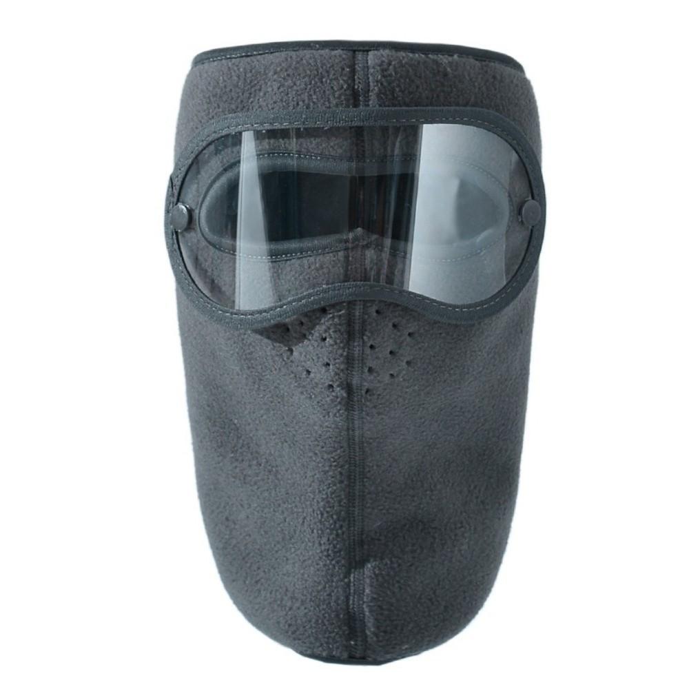 Plush Winter Cycling Mask Soft Goggles Mask Ear Protection Full Face Cover  Outdoor
