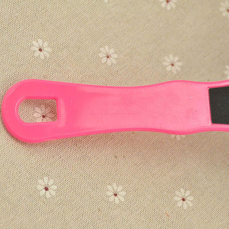 Двусторонняя матовая пилка для ног, инструмент для педикюра, средство для удаления омертвевшей кожи и мозолей