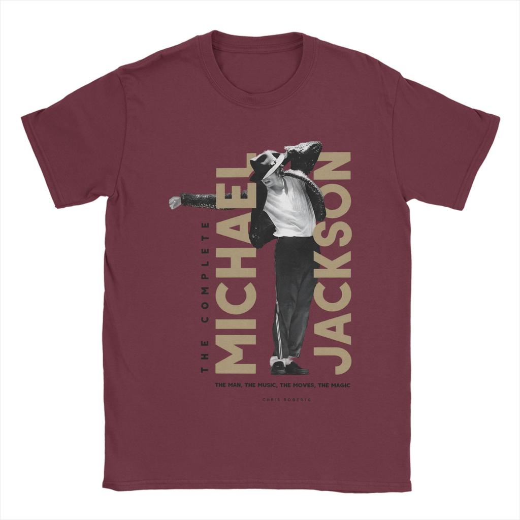 Funny MJ Michael Jackson TShirt Unisex Round Collar Cotton T Shirt Short Sleeve Tees Gift Idea Tops