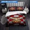3PCS Benfica Football Club Printed Soft Bedding Set,Including 1pc Duvet Cover And 2pcs Pillowcases Perfect for Bedroom, Dormitory, Fan gift