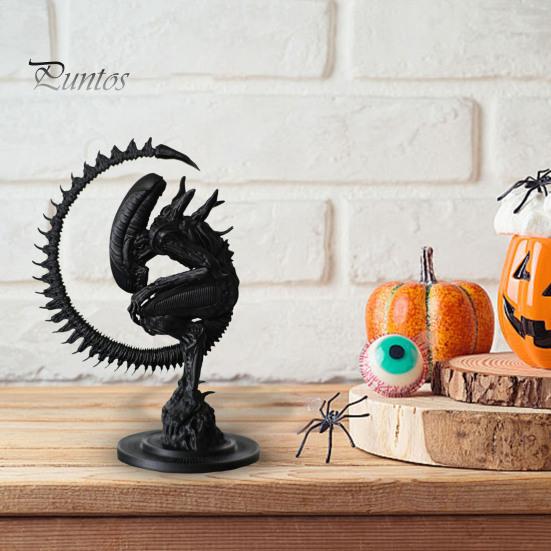 Статуя инопланетянина, 3D-печатная фигурка существа ужасов из смолы, украшение, 6 дюймов, коллекционная скульптура инопланетянина, настольный декор, подарок для фаната научной фантастики